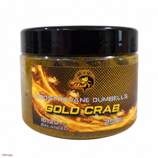 JTM Carp Gold Crab Boostrované Dumbells